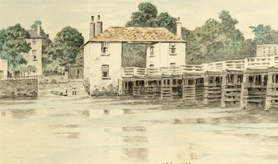 Putney Bridge, ca. 1890 door Walter Greaves
